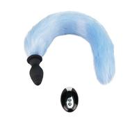 Plug Anal Vibrador de cola Artificial multicolor opcional, tapón Anal, Control remoto, penetración Anal, máquina sexual Unisex, juguete sexual para adultos