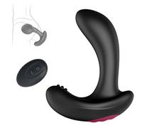 Plug Anal Vibrant Gonflable avec Télécommande 10 Modes de Vibration Gonflage Automatique Massage Clitoridien Convient pour Stimulation du Point G Entraînement à la Dilatation Anale Homme Femme Couple