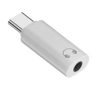 Plug And Play - Convertidor de cable de auriculares tipo C a 3,5 mm con chip de decodificación para un sonido claro para teléfono serie 15