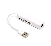 Plug and Play sin conductor Adaptador de red Convertidor de cable de red a USB* 3+100 M Tarjeta de red USB2.0 Soporta tecnología