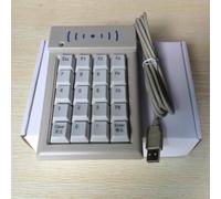 Plug and Play USB 125KHZ lector de tarjetas de identificación RFID con Pinpad para gestión de miembros