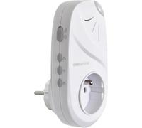 Plug²Bell 100m Light - Timbre Inalámbrico, 36 Melodías, LED, Enchufe | SCS Sentinel Timbre inalámbrico enchufable, 36 melodías, señal sonora y LED, enchufe eléctrico integrado, pulsador luminoso