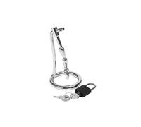 Plug castidad pene acero inoxidable con candado