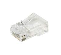 Link Conectores RJ45 LKPL86F Cat6 UTP 8 polos sin blindaje con orificios para cable - Paquete de 100