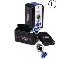 Plug Metálico L Azul