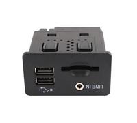 Plug & Play Consola/puerto USB con lector versátil solución de entrada de sonido FL3T-14F014-AA reemplazos para adaptador de interfaz de sonido de coche