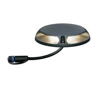 Plug & Shine Aplique para exterior LED (6 W, Blanco cálido, IP67, Ø x Al: 16 x 3,2 cm)