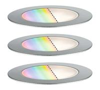 Plug & Shine Set básico de focos para empotrar en suelo Floor (Ø x Al: 7 x 3 cm, 3 ud., RGBW)