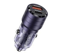 Pluggify - Cargador de coche USB C, 95 W, doble puerto, rápido, 65 W, PPS PD tipo C, carga súper rápida de 30 W, adaptador de encendedor de cigarrillos QC para iPhone 15/14/13/12 Pro Max, Galaxy