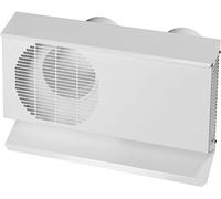 Pluggit Rejilla de protección contra la intemperie DN125 doble chapa de acero, blanco, para ASPH1.0 - ASPH-WSG125D