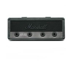 Pluginz Marshall Stealth Jack Rack - Soporte de pared para guitarra y amplificador de guitarra, incluye 4 llaveros de enchufe de guitarra y 1 kit de montaje en pared, fácil instalación