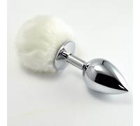 Plugs Anales de Metal con Pompón