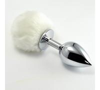 Plugs Anales de Metal con Pompón