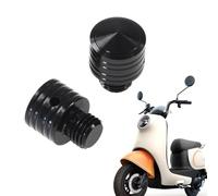 Plugs de espejo de motocicleta, enchufes del orificio del espejo - 2x Mirrores de motor Cubierta de orificio | Accesorios de puertos de aluminio resistentes al agua de servicio pesado para bicicletas
