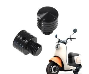 Plugs de espejo de motocicleta, enchufes del orificio del espejo - 2x Mirrores de motor Cubierta de orificio | Accesorios de puertos de aluminio resistentes al agua de servicio pesado para bicicletas