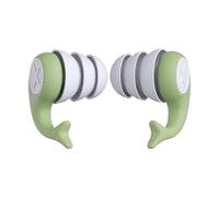 Plugs de oído de sonido, DJ reutilizables de silicona, impermeable, protección de sonido suave, protector de protección para el trabajo, ideal para entornos de Loud, 1.02 x 0,83 pulgadas