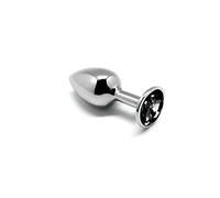 Plugs marca ALIVE Mini Metal Butt Plug Anal Pleasure Black M
