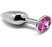 Alive - anal pleasure mini plug metal rosa talla l