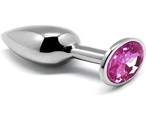 Plugs marca ALIVE Mini Metal Butt Plug Anal Pleasure Pink L