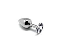 Plugs marca ALIVE Mini Metal Butt Plug Anal Pleasure White M