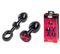 Plugs marca Malesation Alu-plug mit handle and small ornamental stone