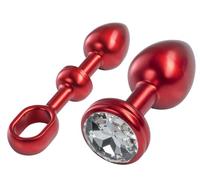 Plugs marca Malesation Alu-plug mit handle and small ornamental stone