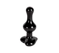 Plugs marca S Pleasures Crystal STELLA es un plug de vidrio de color negro diseñado para la estimulación anal