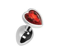 Plugs marca S Pleasures Metal Plug de metal en color plateado brillante y diseñado especialmente para la estimulación anal