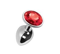 Plugs marca S Pleasures Metal Plug de metal en color plateado brillante y diseñado especialmente para la estimulación anal