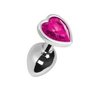 Plugs marca S Pleasures Metal Plug de metal en color plateado brillante y diseñado especialmente para la estimulación anal