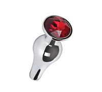 Plugs marca S Pleasures Metal Plug de metal en color plateado diseñado para la estimulación anal