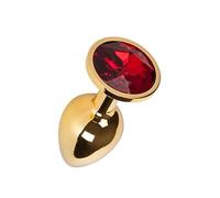 Plugs marca S Pleasures Metal Plug de metal en un sofisticado color dorado diseñado para la estimulación anal