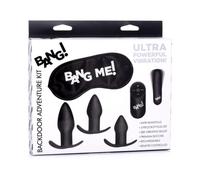 Plugs marca XR - BANG! SET X 3 PLUGS ANALES ADVENTURE USB C/MANDO