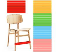 PLULON Juego 30 bandas para silla para niños con pies inquietos bandas coloridas para silla escritorios banda elástica para los pies bandas sensoriales flexibles para el TDAH para el aula y el hogar