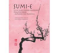 Plum and Cherry Blossoms Practice Book Japanese Ink Painting (Sumi-e)
