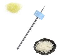Plum Blossom Scallion Shredder - Stainless Steel Vegetable Cutter | Kitchen | 4.33x0.83 Inch Ultra-Light 8g Design, Zinc Alloy & Stainless Blades With Protective Cover, For Home Kitchen Restaurant Chef