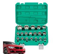 Plum Blossom Socket, Heavy Duty Utility, Automotive Repair Device, 8-32mm Socket Set Supply, Compact Garage Accessory, Reliable Tool Collection, for Home Industrial Maintenance Workshop Mechanics