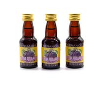 Plum Brandy Slivovits 3 x 25 ml - Extracto sin alcohol | Esencia para vodka | Saborizante