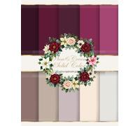 Plum & Cream Solid Color Scrapbook Paper: Double-Sided Decorative Pages for Scrapbooking, Origami, Paper Arts, Decoupage, DIY Crafts, Mixed Media ... dot, stripes and solid color scrapbook paper)