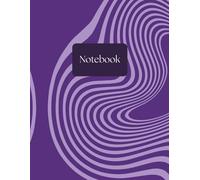 Plum & Lavender Alternating Notebook Journal | 8.5x11 Blank & Lined Pages with Date Box + Day Tracker | Daily Writing, Reflection & Habit Journal