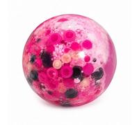 Plum Mulberry Squishy Stress Ball, Handmade Crunchy Fidget Toy For Adults, Soft Squeeze Sensory Ball with Beads, Anxiety Relief Tactile Toy, Cute Stress Relief Gift