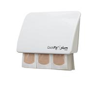 Plum QuickFix UNO 5532 - Dispensador de pavimento, color blanco, 130 x 55 mm