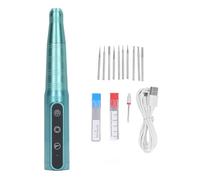 Pluma amoladora de mano con carga USB, herramienta de grabado eléctrica con control de 3 velocidades con batería para elaborar madera, metal, piedra plástica