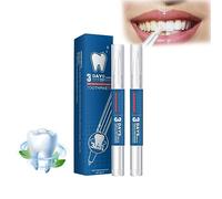 Pluma blanqueadora dental, pluma esencia blanqueadora dental, blanqueamiento dental blanco de 3 días, gel de terapia de protección de encías (2pcs)