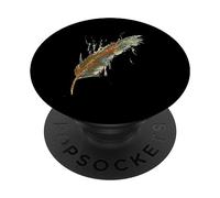 Pluma Colorida del Arte de la Acuarela de la India de los nativos PopSockets PopGrip Adhesivo