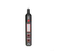 Pluma comprobadora de voltaje de CA compacta de 12 V-300 V, detector eléctrico inteligente con pantalla LCD, alarma de doble señal para identificación neutra en vivo y continuidad