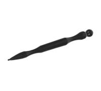 Pluma de Acupresión Manual de Cuerno de Buey, Doble Cabezal, Negro