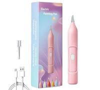 Pluma de arte del Rhinestone,Pluma de punteado de diamantes de imitación recargable Eléctrico | Herramienta de Diseño de Proyectos Adsorción Automática Vacío Para Actividad en Equipo Aula