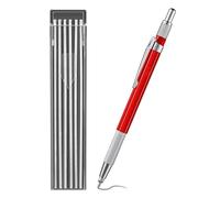 Pluma de dibujo de ingeniería, lápices soldadores con recambios, marcador de soldadura para trabajadores de la construcción, lápices mecánicos soldadores con recambios, práctico bolígrafo de dibujo de