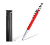 Pluma de dibujo de ingeniería, lápices soldadores con recambios, marcador de soldadura para trabajadores de la construcción, lápices mecánicos soldadores con recambios, práctico bolígrafo de dibujo de